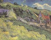 Vincent Van Gogh Thatched Cottages (nn04) France oil painting artist